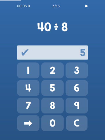 Screenshot #4 pour Speed Math - Improve your mental addition, subraction, multiplication, and division skills