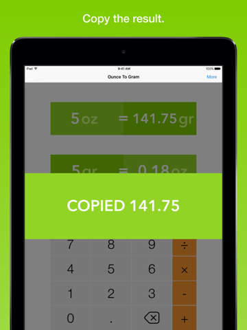 Screenshot #6 pour Ounce To Gram, the fastest weight converter
