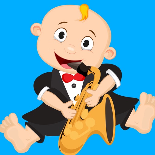 Baby Milo Music Instruments Cartoon Icon