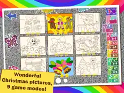 Colorful math Free «Christmas and New Year» — Fun Coloring mathematics game for kids to training multiplication table, mental addition, subtraction and division skills! iPad image 4