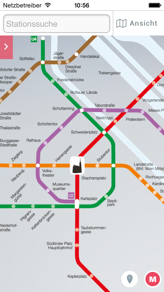 wiennetz.at - schneller einsteigen - umsteigen - aussteigen - Wiener Linien Info