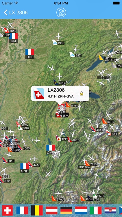 Swiss Airport - iPlane Flight Information