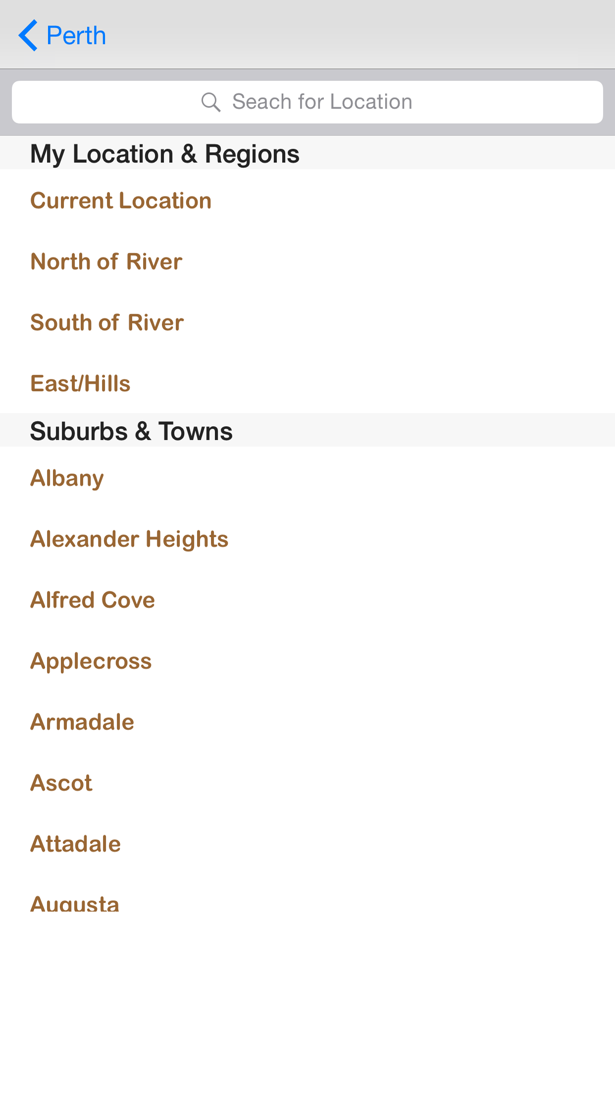 Fuel Map WA screenshot 2