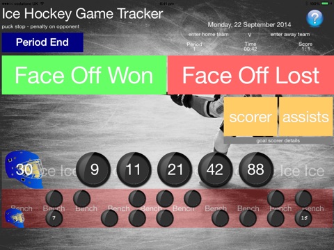 Ice Hockey Game Tracker screenshot 2