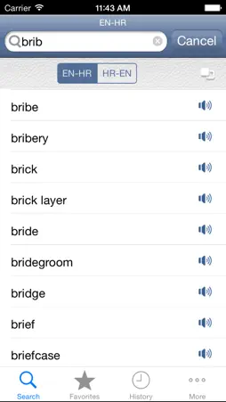 Croatian<>English Dictionary screenshot 2