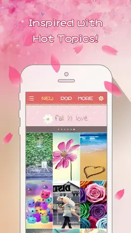 Game screenshot Girly Wallpapers - Adorable Backgrounds and Themes for iPhone and iPod touch hack