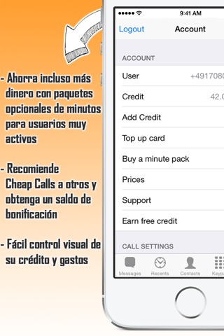 Cheap Calls - Talk more for less screenshot 4