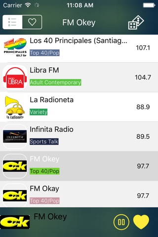 Radio Chile - Las Mejores Radios Chilenas Gratis (Santiago / Spanish / español) screenshot 2