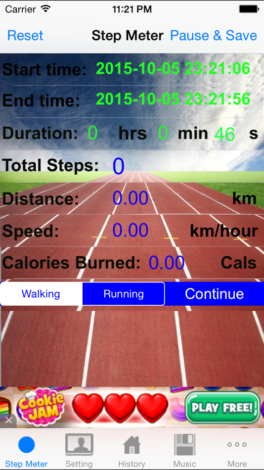 step meter (Pedometer multifunctional free version) - 1.3 - (iOS)