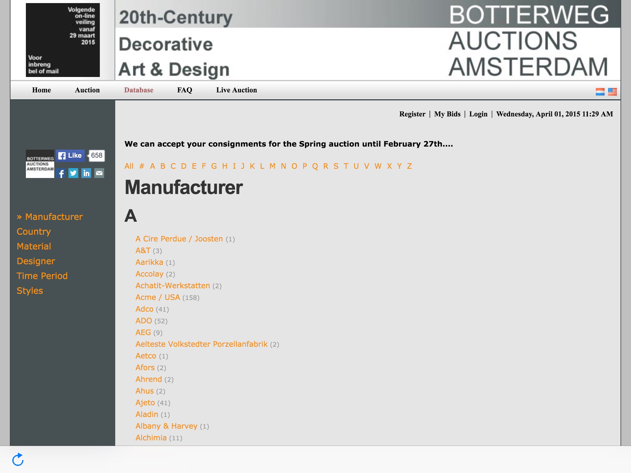 Botterweg Auctions Amsterdam screenshot 4