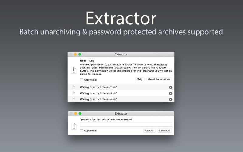 Screenshot #2 for Extractor - Unarchive Files