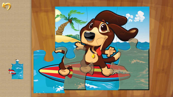 Cute Dogs Jigsaw Puzzles for Kids and Toddlers Lite - Preschool Learning by Tiltan Games