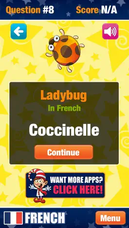 Game screenshot Learn French Words - Free Language Study App for Travel in France apk
