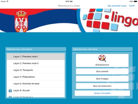 Screenshot #6 pour L-Lingo Apprenez le Serbe