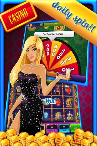 ``2015`` ACE classic vegas 777 spin social fashion hit and play slots game - rewards great bonuses & tons of coins screenshot 2