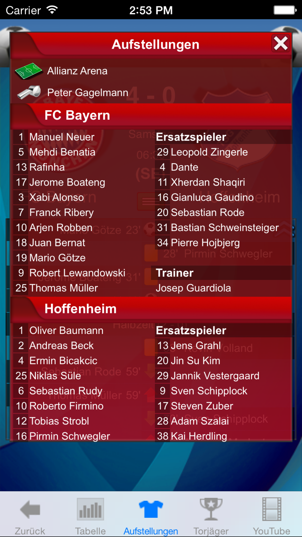 Bundesliga Fussball
