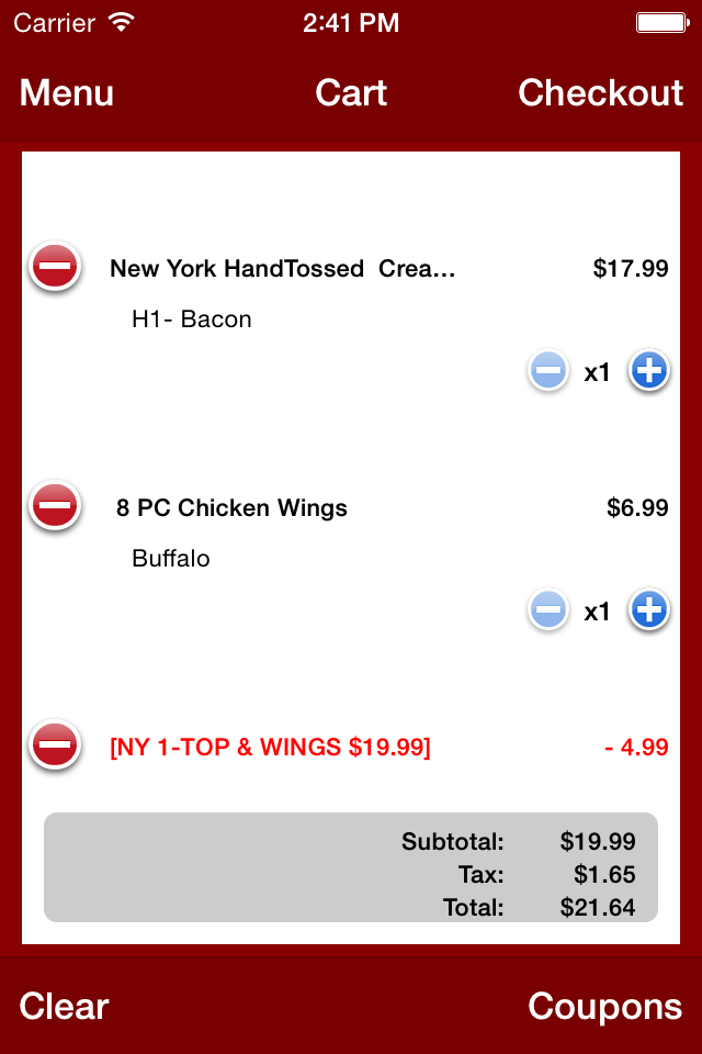 Jalapenos Pizza and Wings