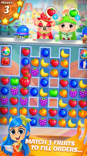 Fruit Chef - 3 juice mania match puzzle game(圖2)-速報App