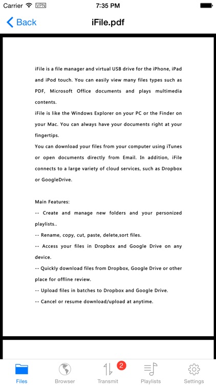 iFile Free - File Manager & Document Reader screenshot-4