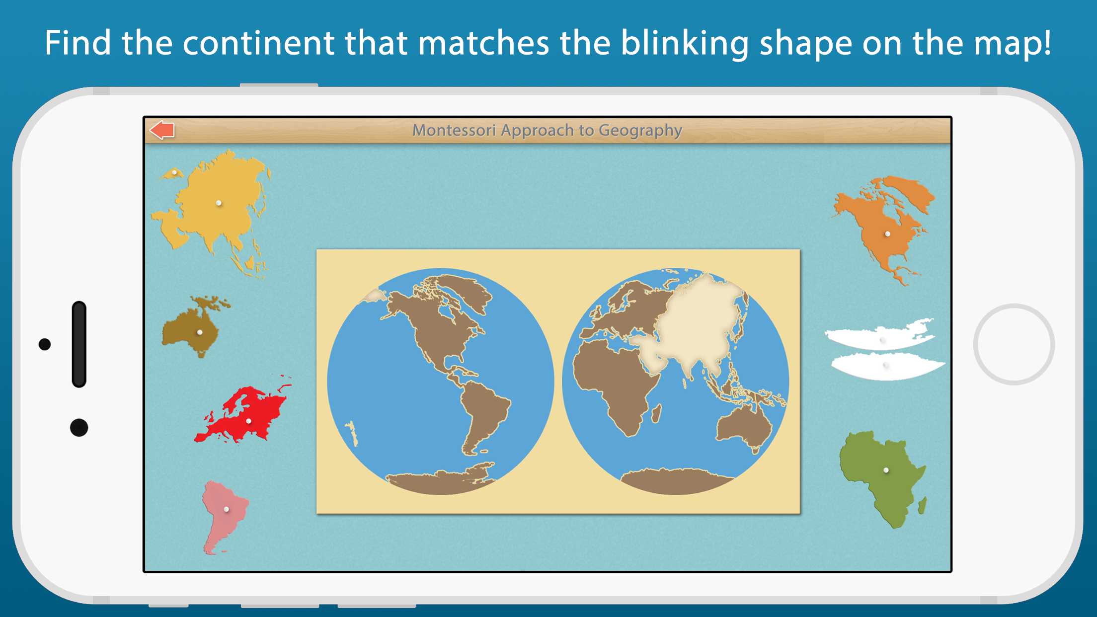 World Continents and Oceans - A Montessori Approach To Geography screenshot 3