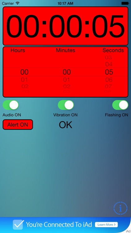 Countdown Timer with Multisensory Time Remaining Alerts screenshot-3