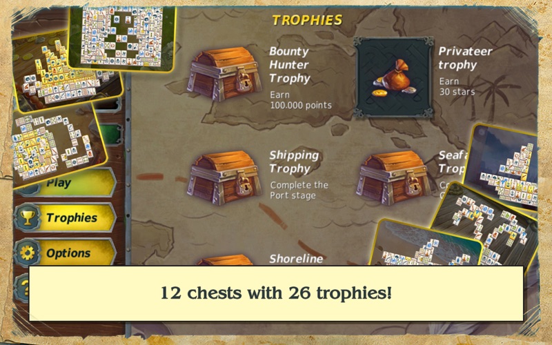 Screenshot #3 pour Mahjong Gold 2 Pirates Island Solitaire Free