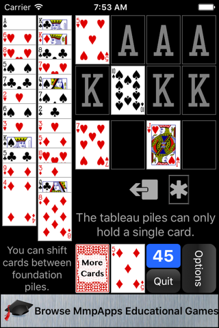 Aces & Kings Solitaire screenshot 3