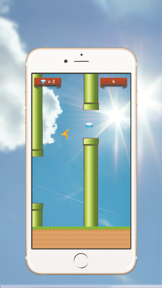 Flappy Paper Bird - top free bird games screenshot