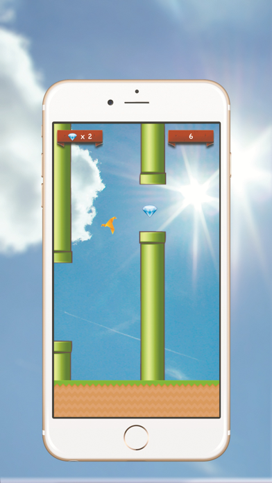 Screenshot #3 pour Flappy Paper Bird - top free bird games