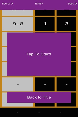 TAP MATH Reflexes and Math Master screenshot 4