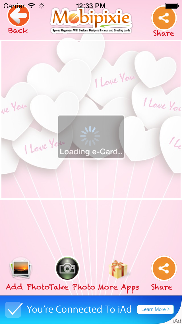 Free I Love You eCards screenshot 3