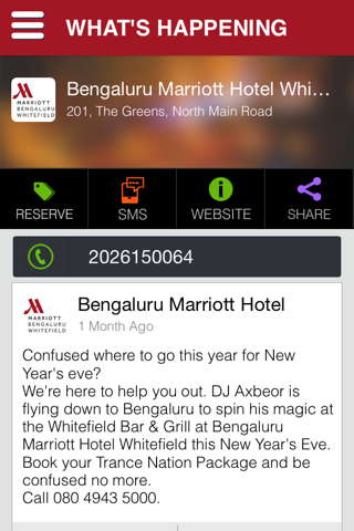 Bengaluru Marriott Whitefield screenshot 2