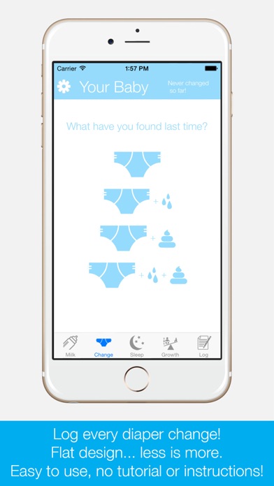 Screenshot #2 pour BabyDiary - Track the progress of your newborn baby!