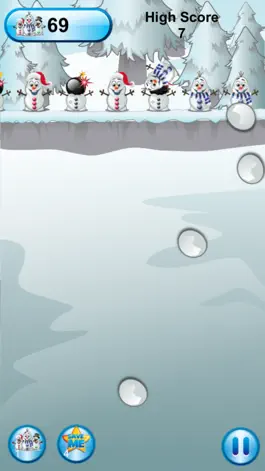 Game screenshot Frozen Snowman Knockdown mod apk