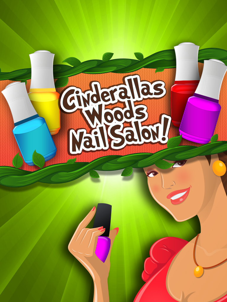 Cinderella's Woods Nail Salon - Beauty Make-Over Design & Fashion Manicure Dress-Up (Free Maker Games for Girls) screenshot 5