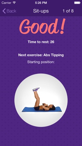 Amazing Abs – Personal Fitness Trainer App – Daily Workout Video Training Program for Flat Belly and Calorie Burnのおすすめ画像4