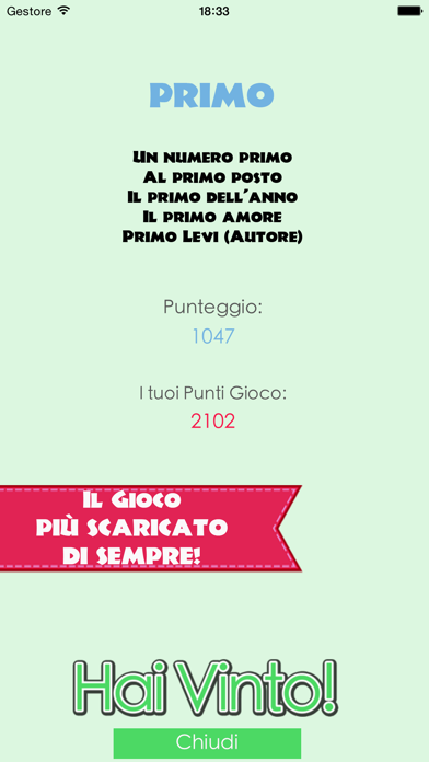 How to cancel & delete Parola Chiave - il Rompicapo Italiano from iphone & ipad 2