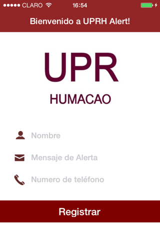 UPRH Alert screenshot 2