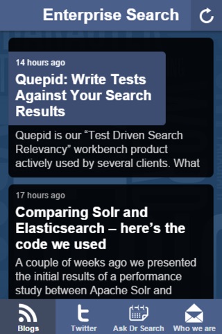 EnterpriseSearchFeed screenshot 2