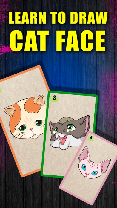 Screenshot #3 pour Learn To Draw Cat Face