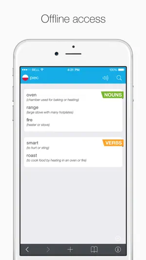 Polish – English Dictionary screenshot 1
