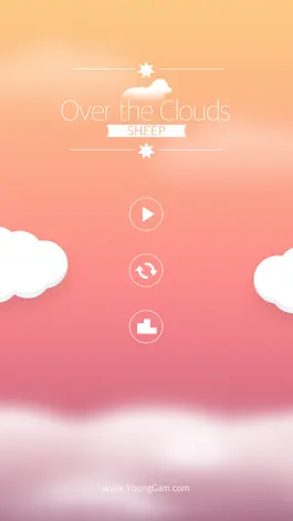 Game screenshot Over the Clouds : Sheep Free ( Sleepy & Healing game ) apk