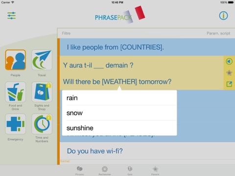 Screenshot #4 pour Guide de conversation de français – Voyagez aisément en France