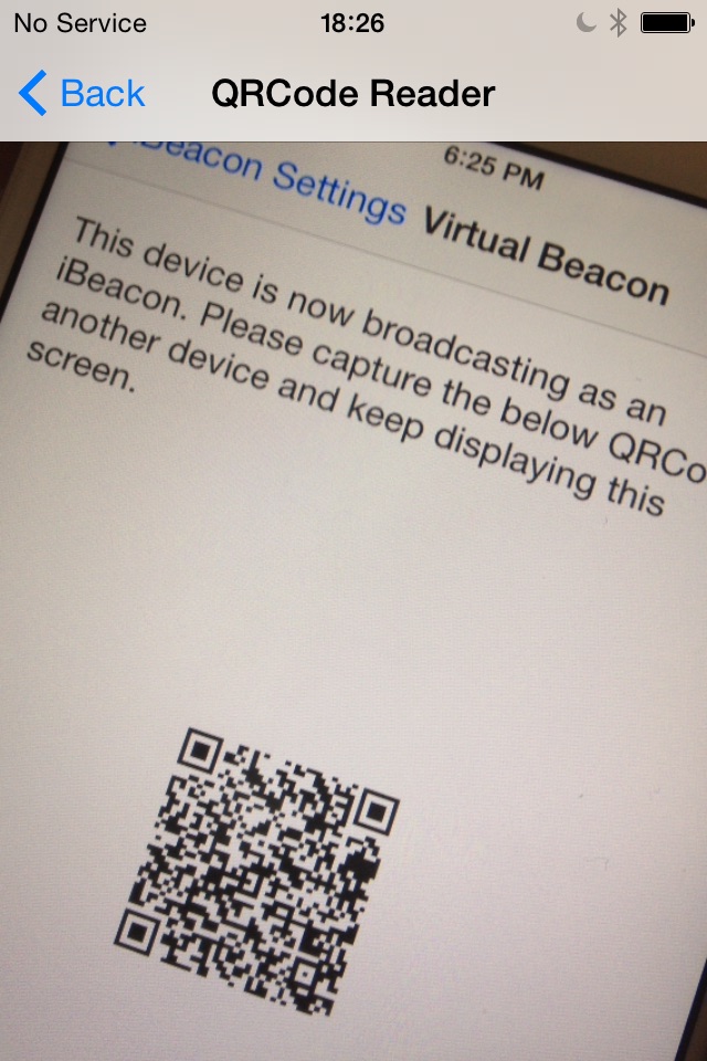 iBeacam - Using iBeacon as a remote shutter screenshot 4