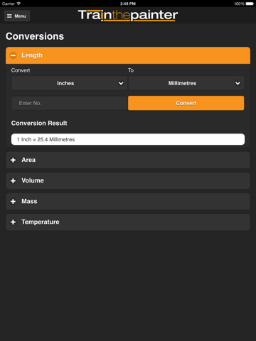 TTP Tools iPad screenshot
