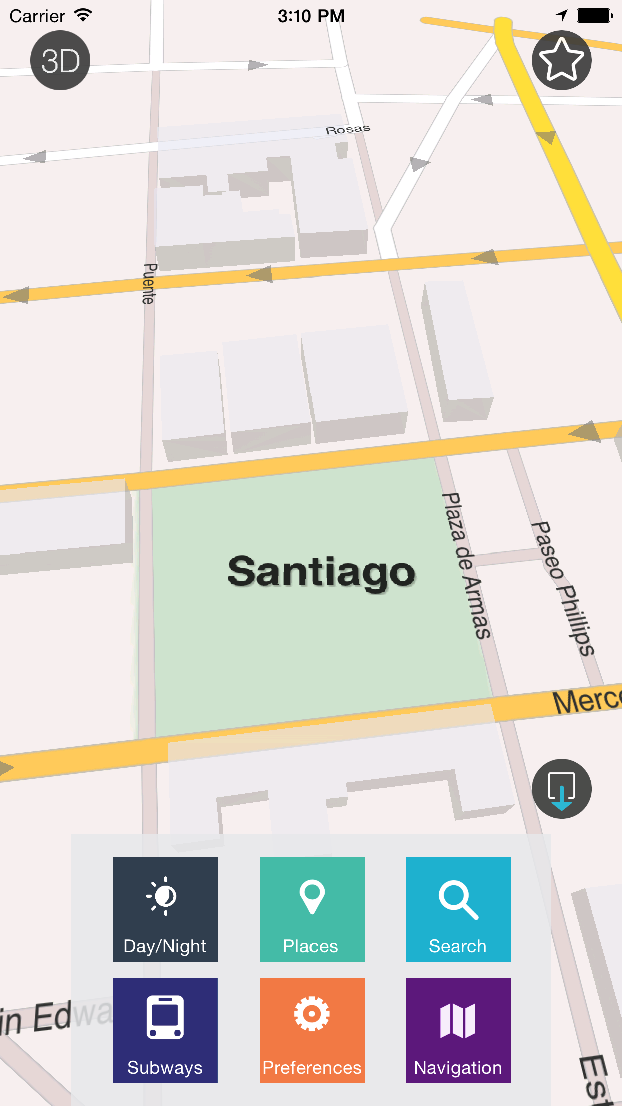 Santiago de Chile 2 - Mapas Offline screenshot 2