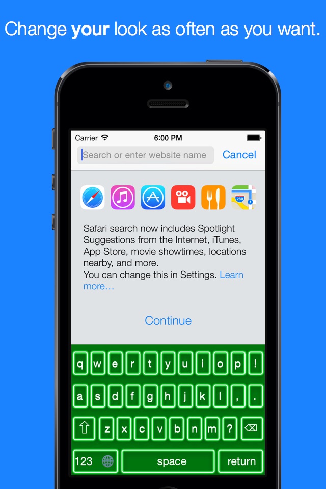 Neon Colored Keyboard screenshot 3