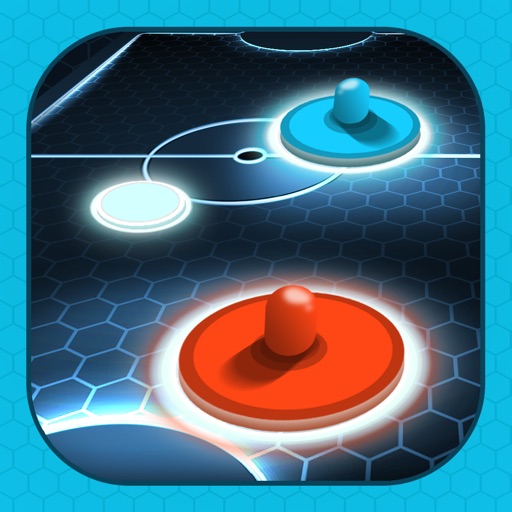 Glow Air Hockey HD Icon