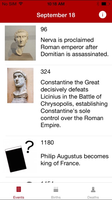 Screenshot #1 pour On This Day (What day is Today)