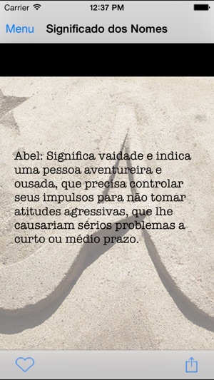 O Significado dos Nomes